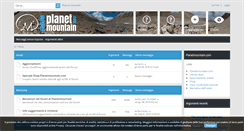 Desktop Screenshot of forum.planetmountain.com