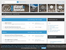 Tablet Screenshot of forum.planetmountain.com